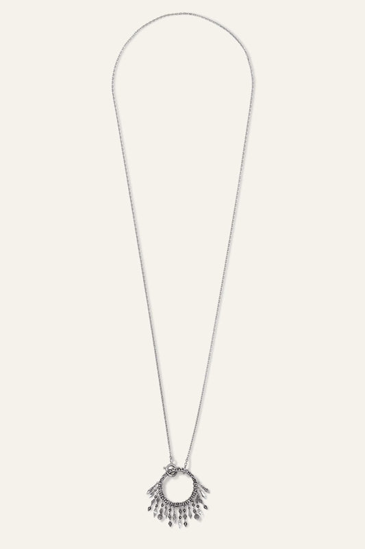 ba&sh Long Ring Necklace Lina Gray