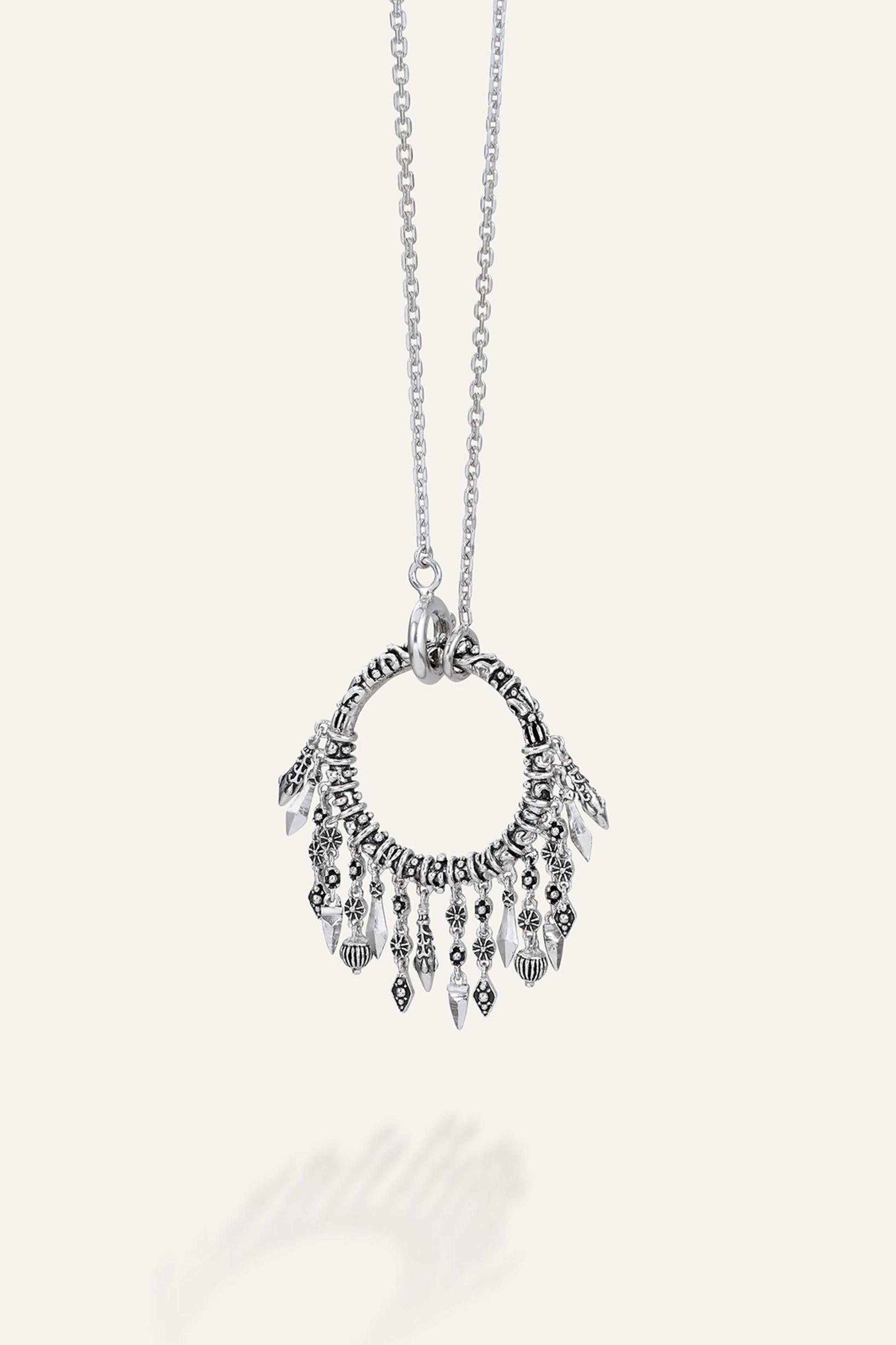 ba&sh Long Ring Necklace Lina Gray