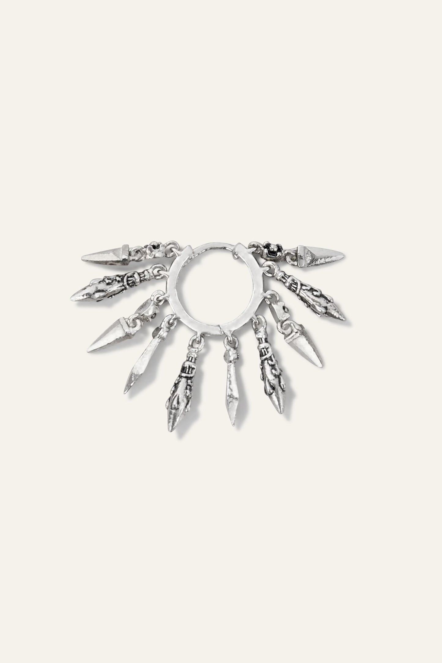 ba&sh Hoop Earring Mina Gray
