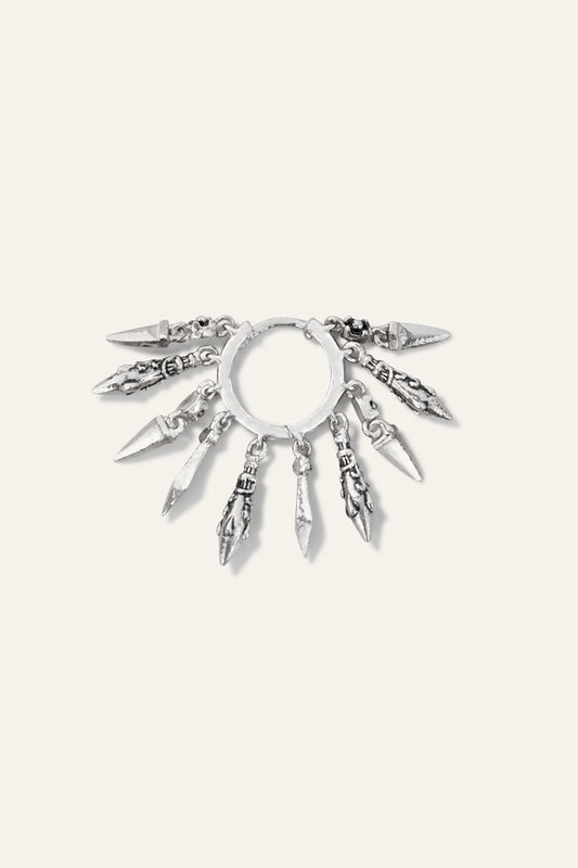 ba&sh Hoop Earring Mina Gray