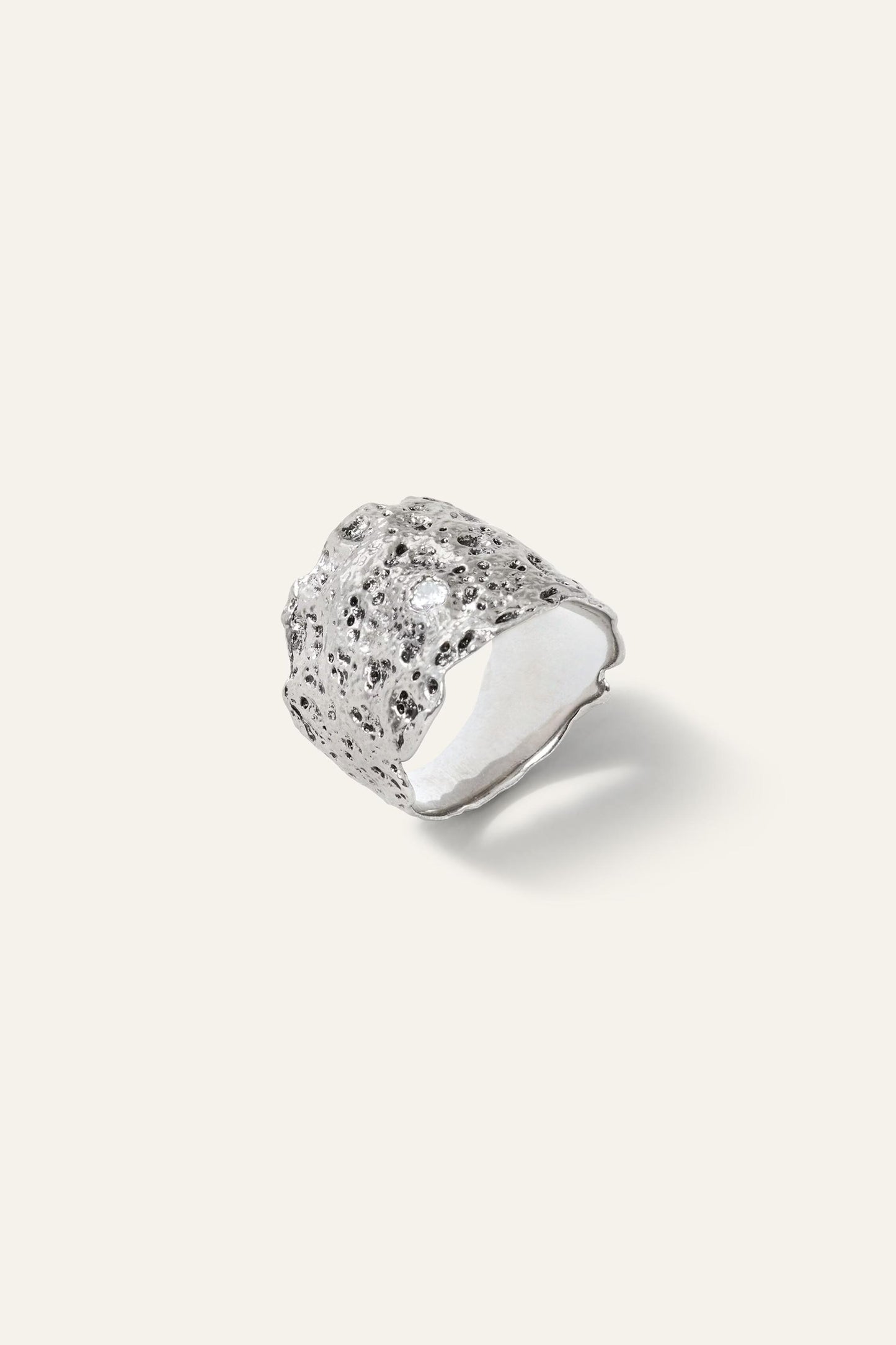 ba&sh Zircon Ring Anae Gray
