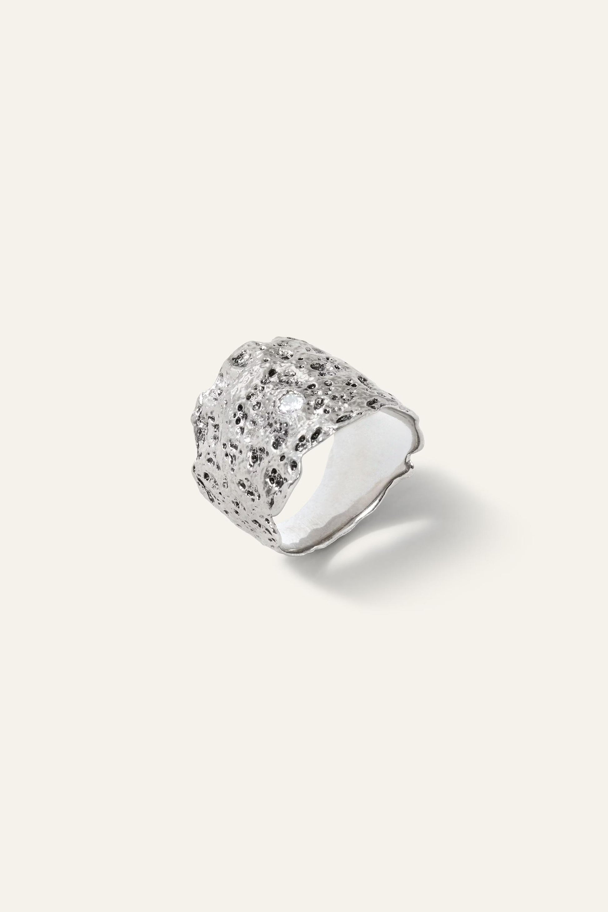 ba&sh Zircon Ring Anae Gray