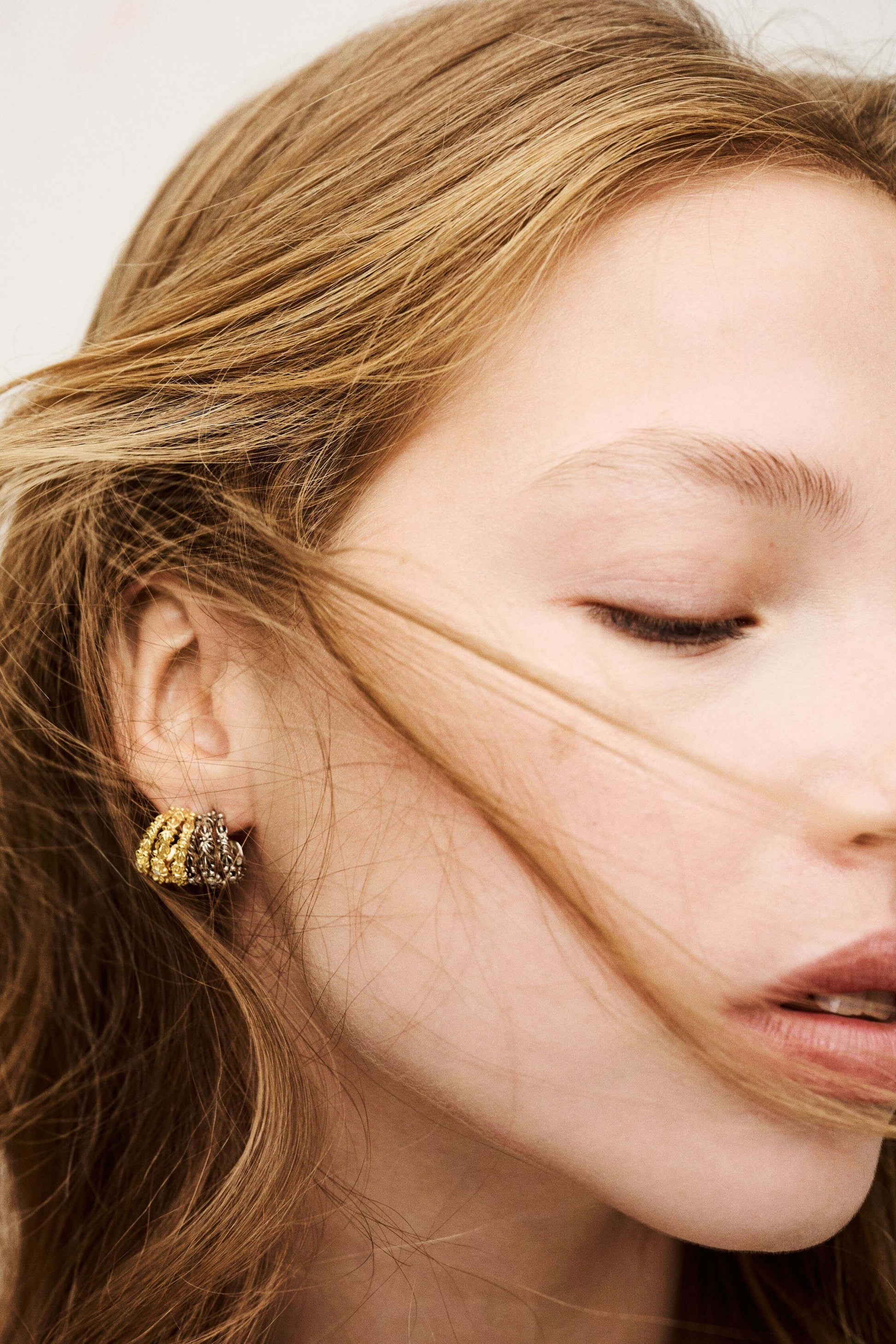 ba&sh Zircon Earrings Perrine Gray