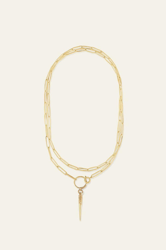 ba&sh Chain Necklace Naomie Gold