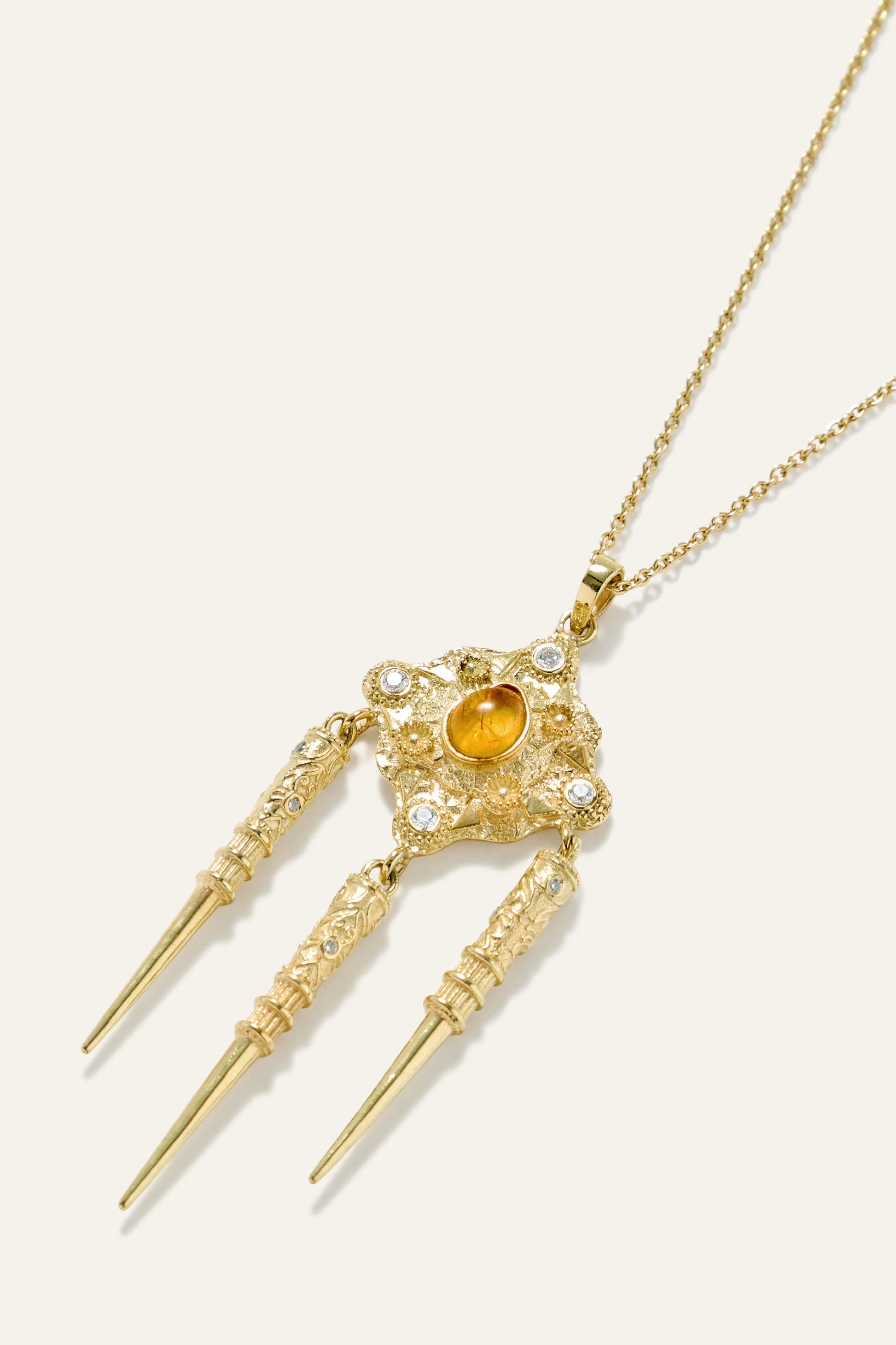 ba&sh Bohemian Style Necklace Noor Gold