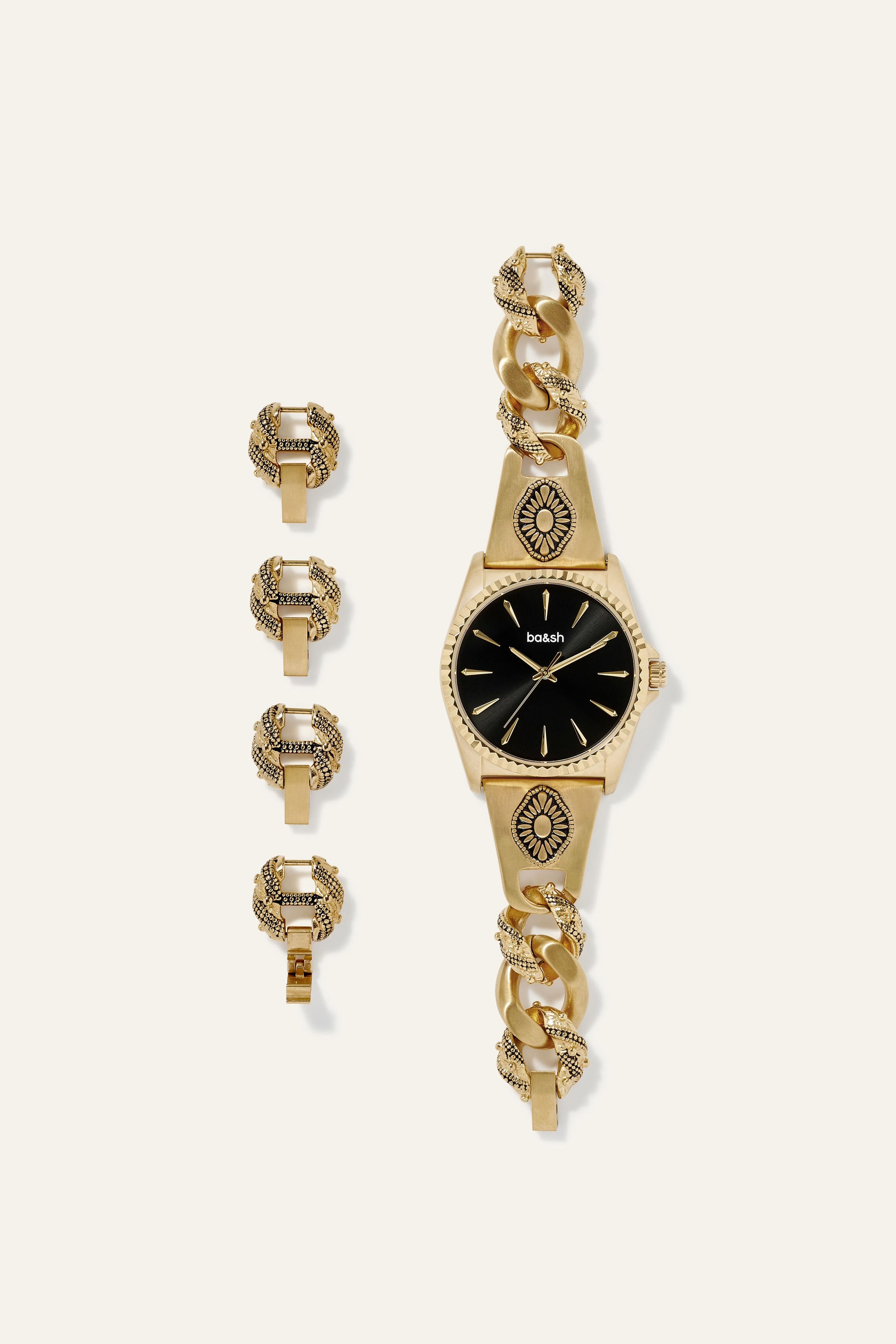 ba&sh Watch Reset Black