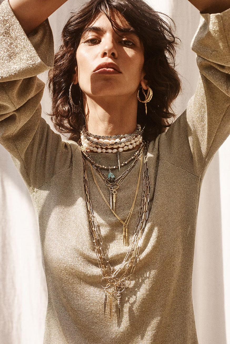 ba&sh Necklace Nadav Gold