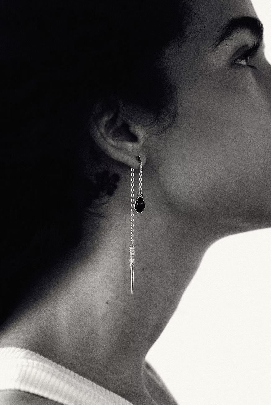 ba&sh Earrings Oskar Gray