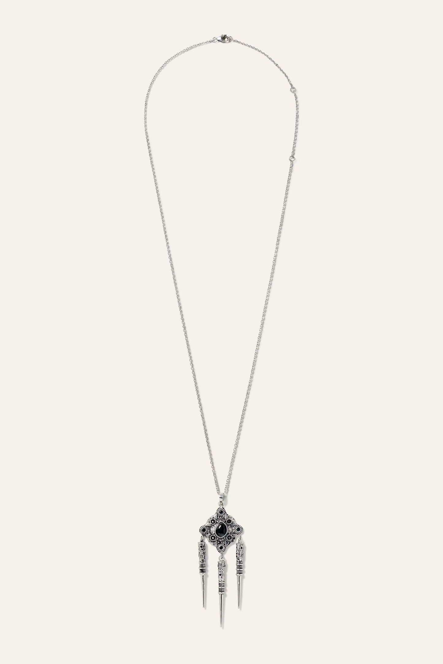 ba&sh Bohemian Style Necklace Noor Gray