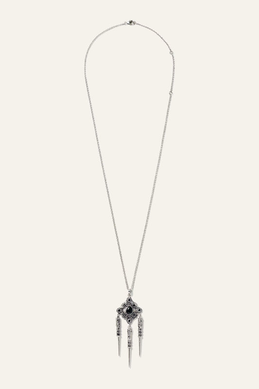 ba&sh Bohemian Style Necklace Noor Gray