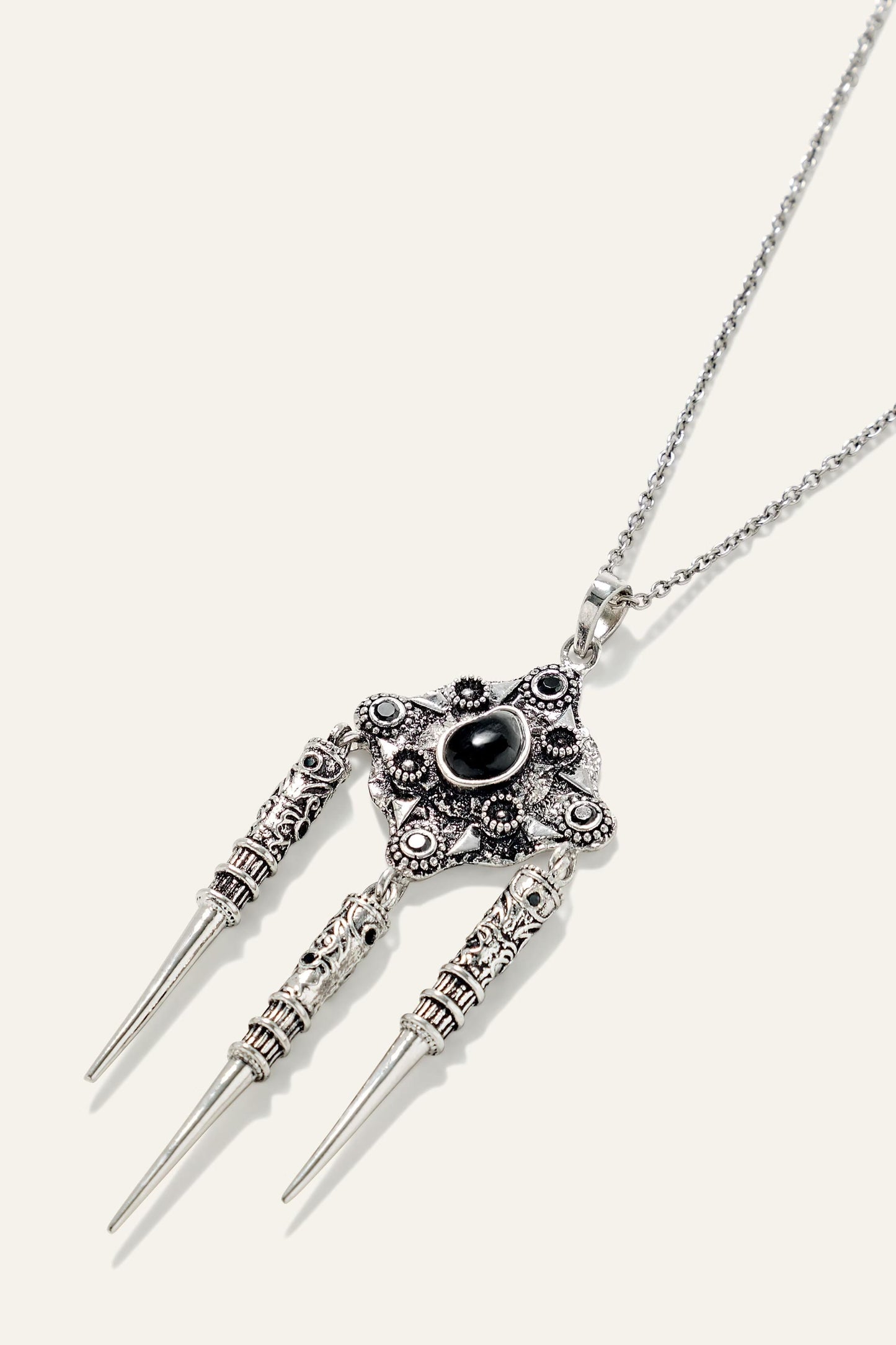 ba&sh Bohemian Style Necklace Noor Gray