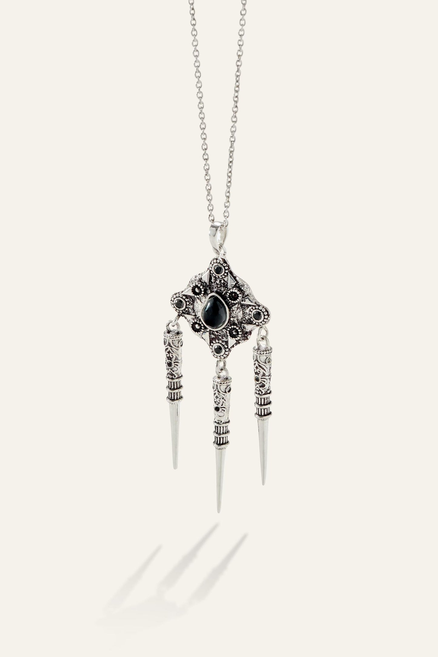 ba&sh Bohemian Style Necklace Noor Gray