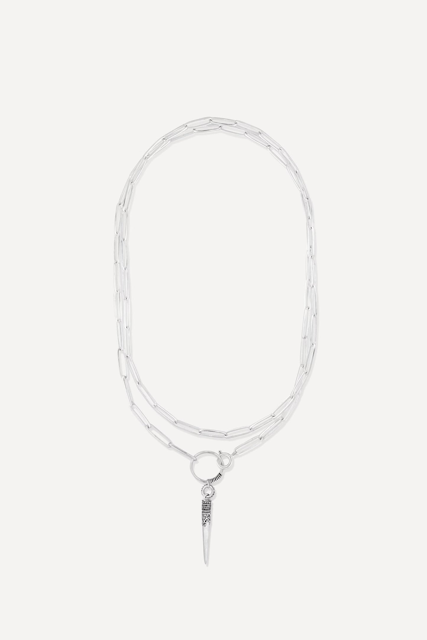ba&sh Chain Necklace Naomie Gray