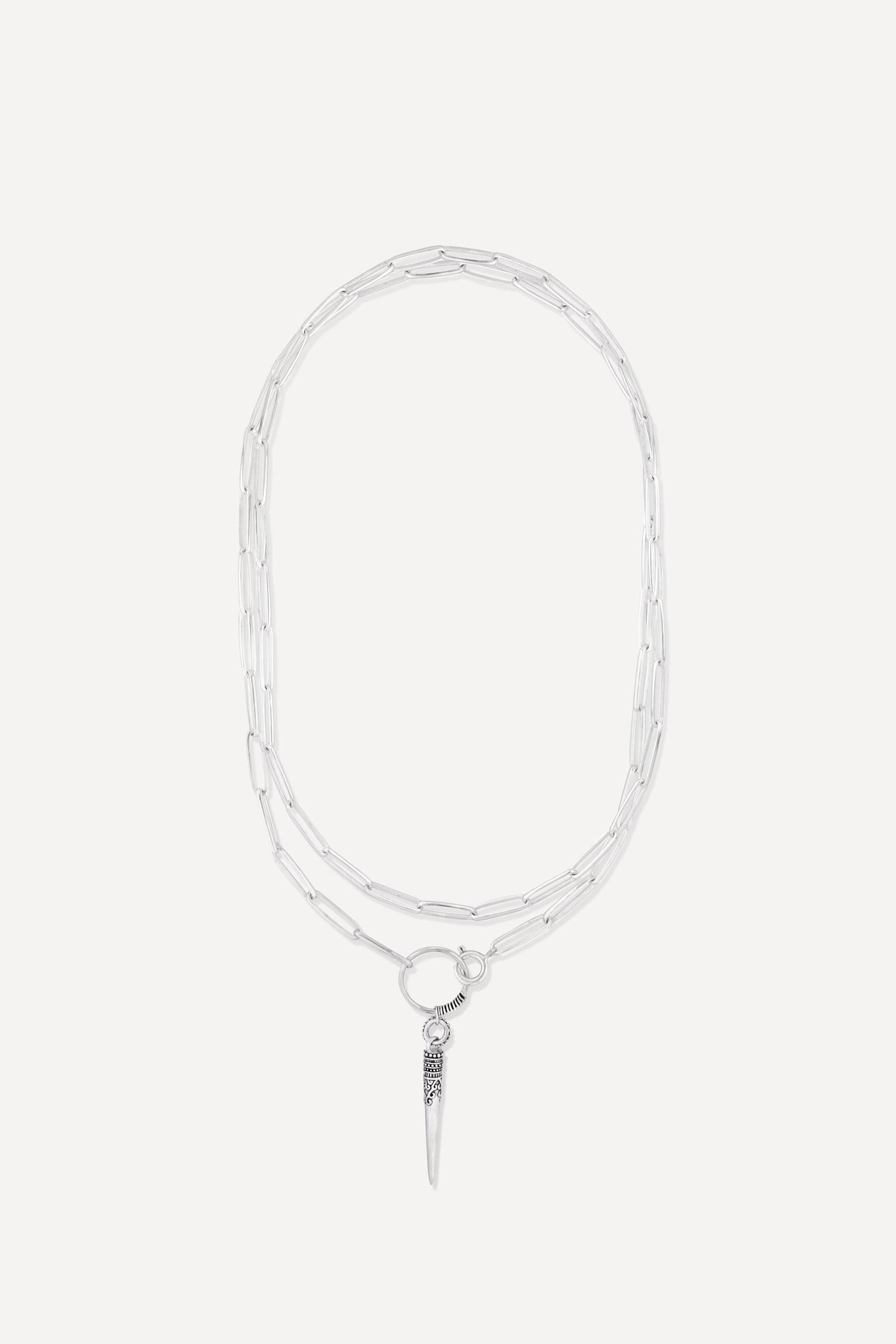ba&sh Chain Necklace Naomie Gray