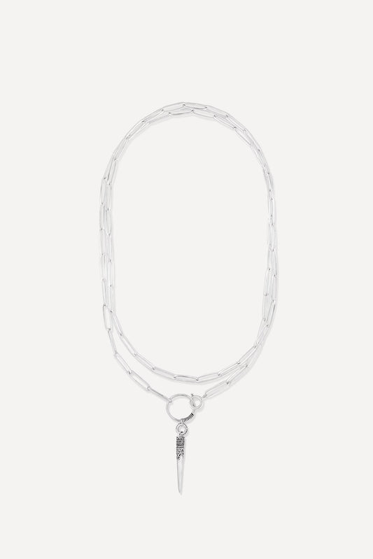 ba&sh Chain Necklace Naomie Gray