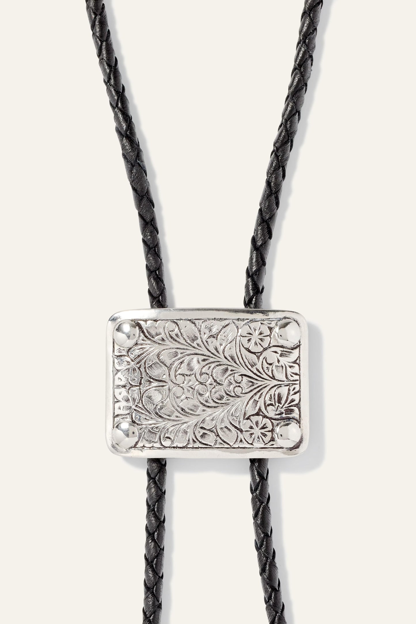 ba&sh Silver Bolo Tie Ortan Gray