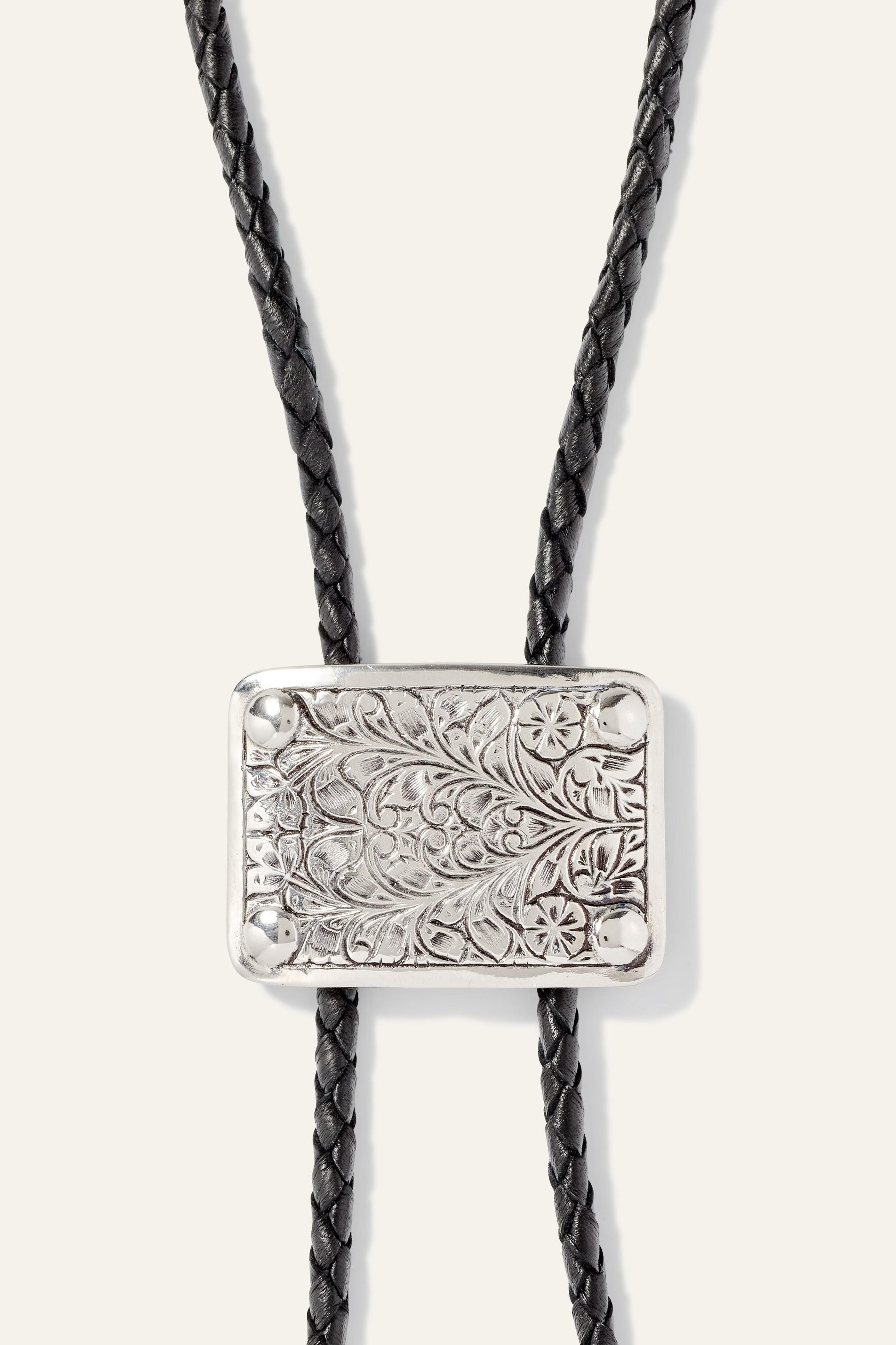ba&sh Silver Bolo Tie Ortan Gray