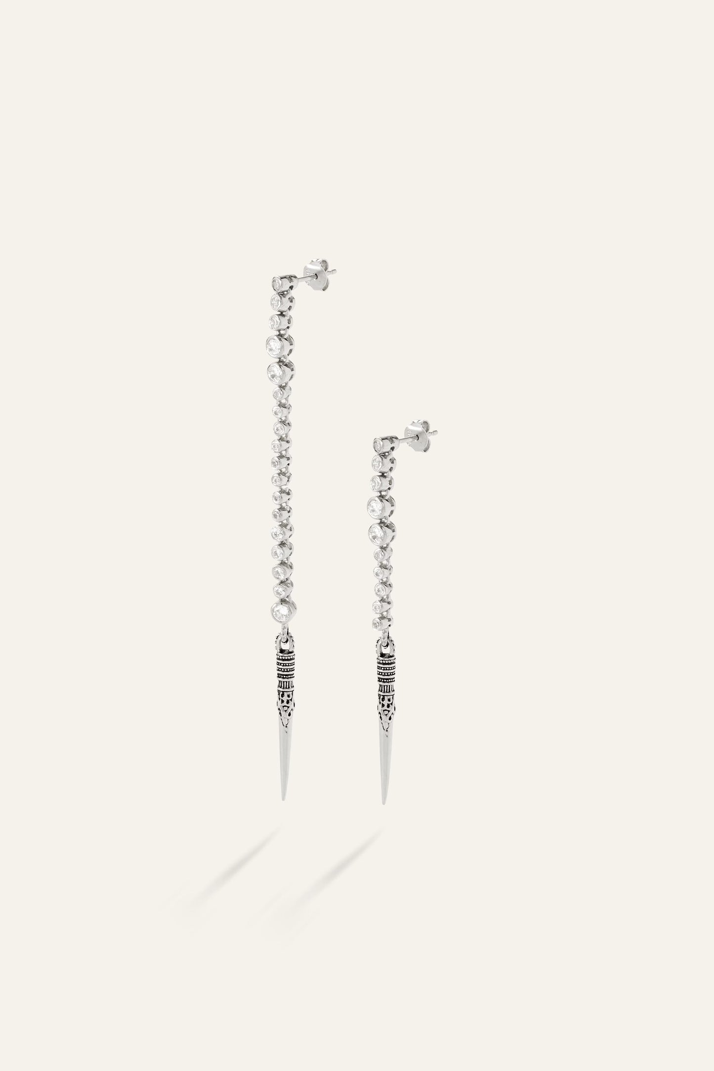 ba&sh Silver Earrings Tayanne Gray