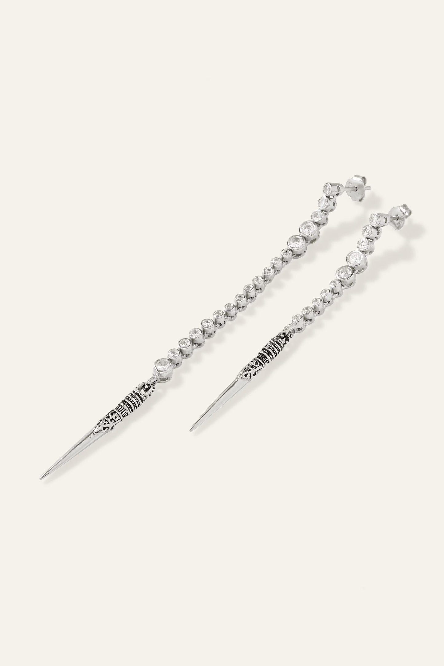 ba&sh Silver Earrings Tayanne Gray