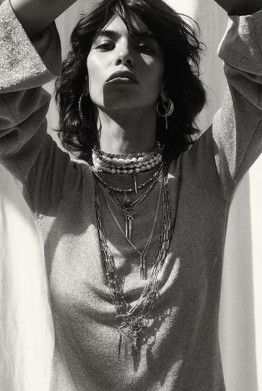 ba&sh Necklace Nadav Gray