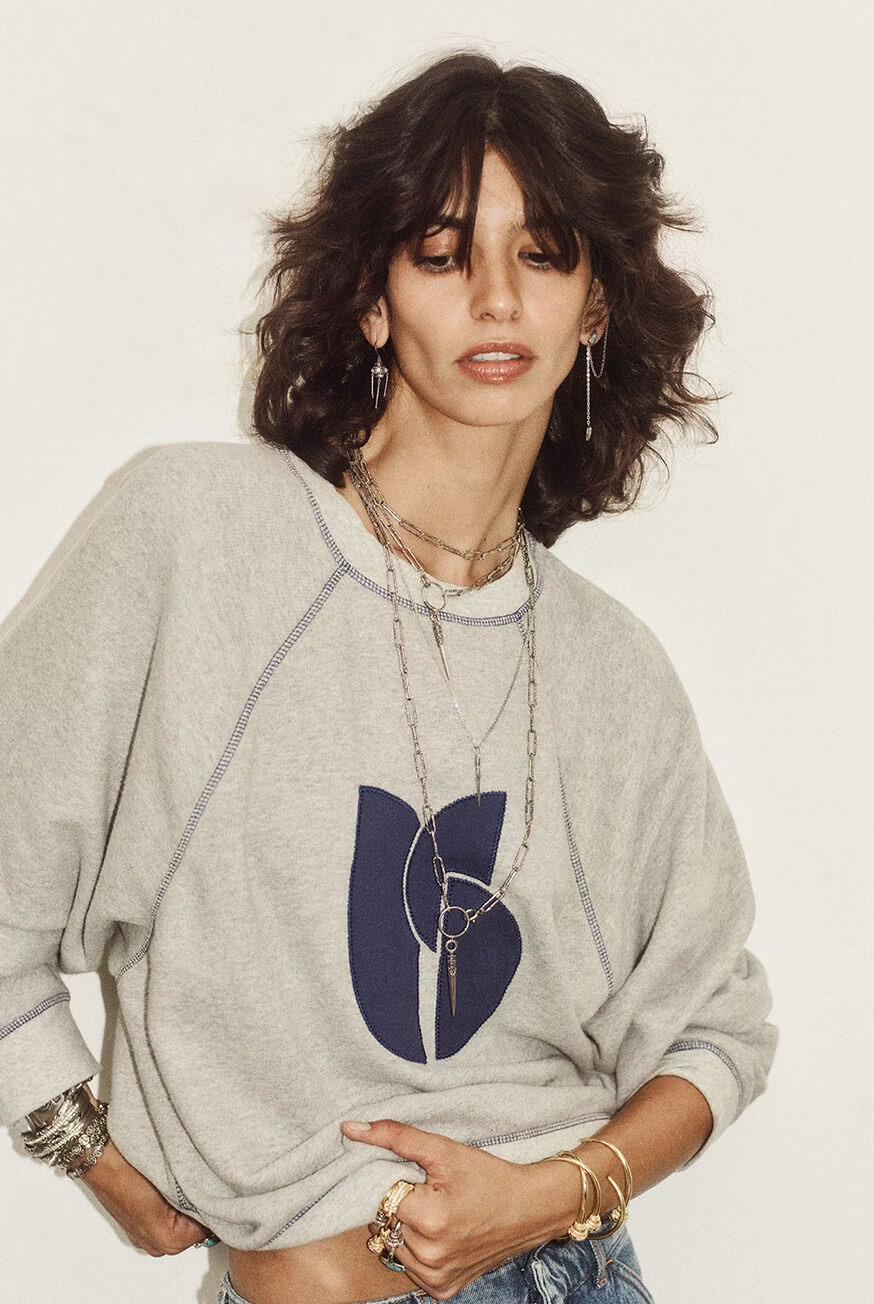 ba&sh Necklace Nadav Gray
