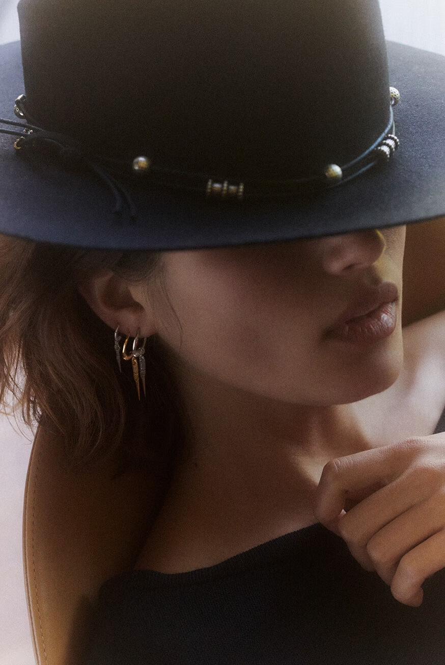 ba&sh Earring Olie Gray