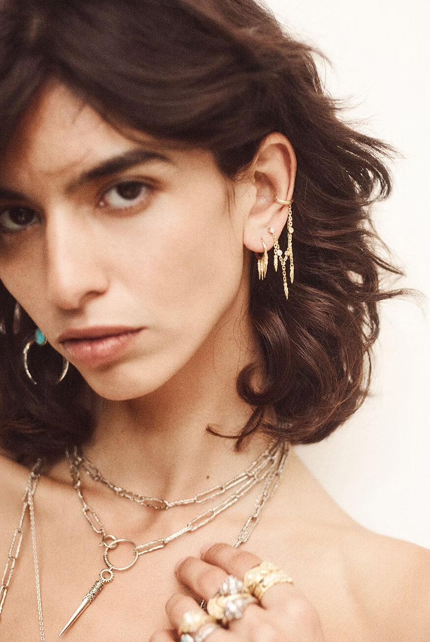 ba&sh Earrings Okinawa Gold