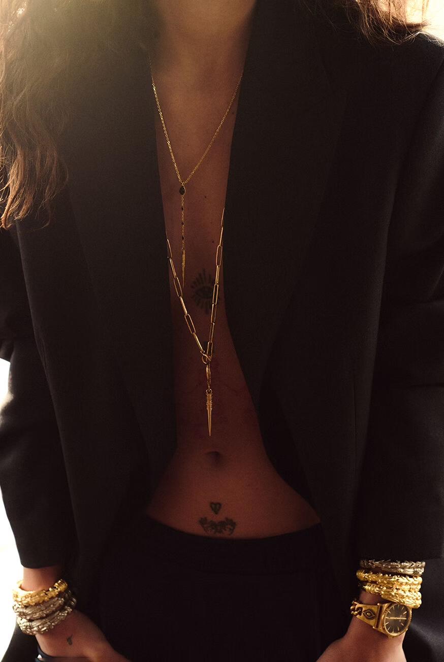 ba&sh Necklace With Pendant Ojas Gold