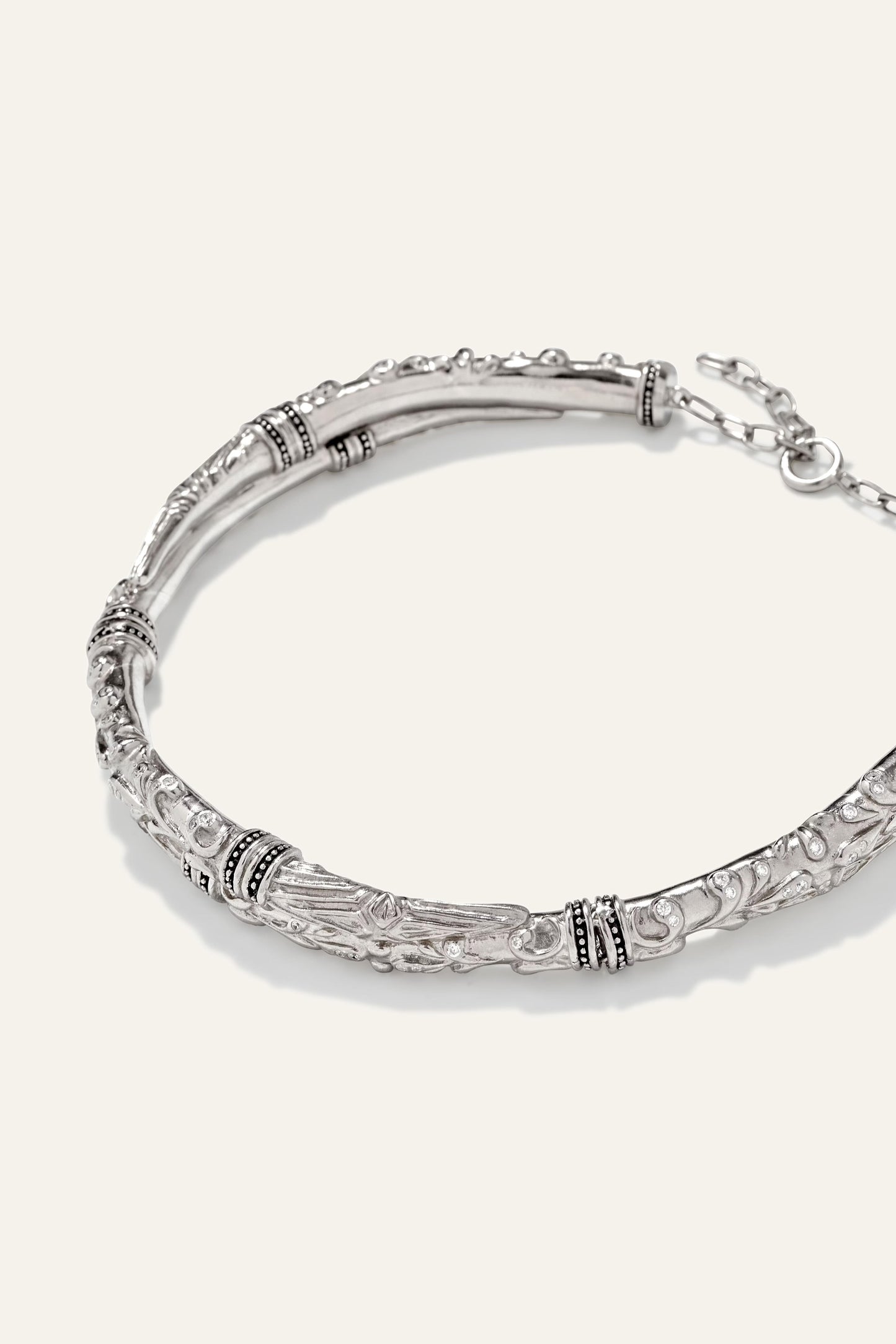ba&sh Silver Necklace Jaya Gray