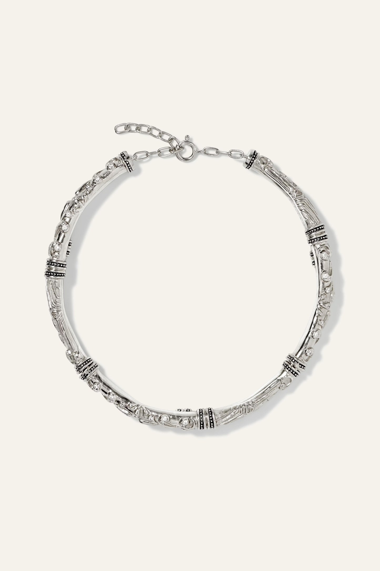 ba&sh Silver Necklace Jaya Gray