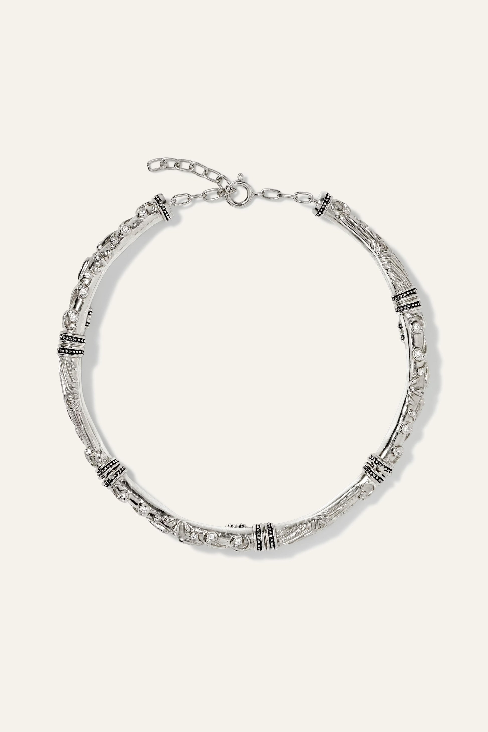 ba&sh Silver Necklace Jaya Gray