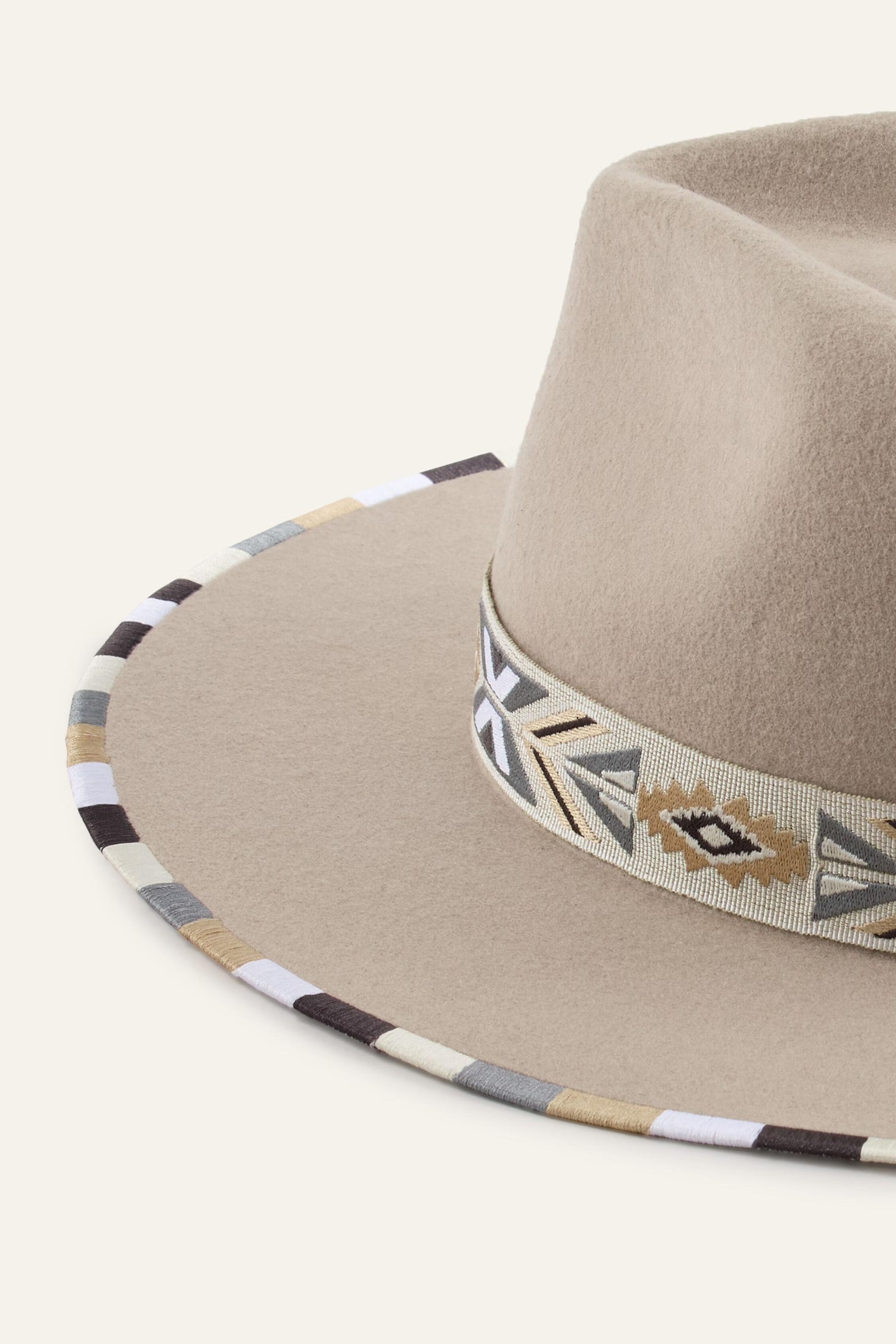 ba&sh Wool Felt Hat Hamy Beige