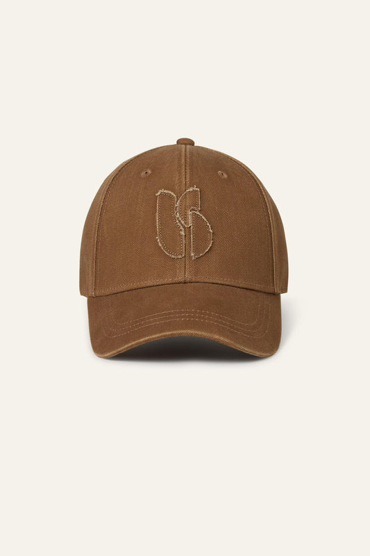 ba&sh Cotton Baseball Cap Halyce Brown