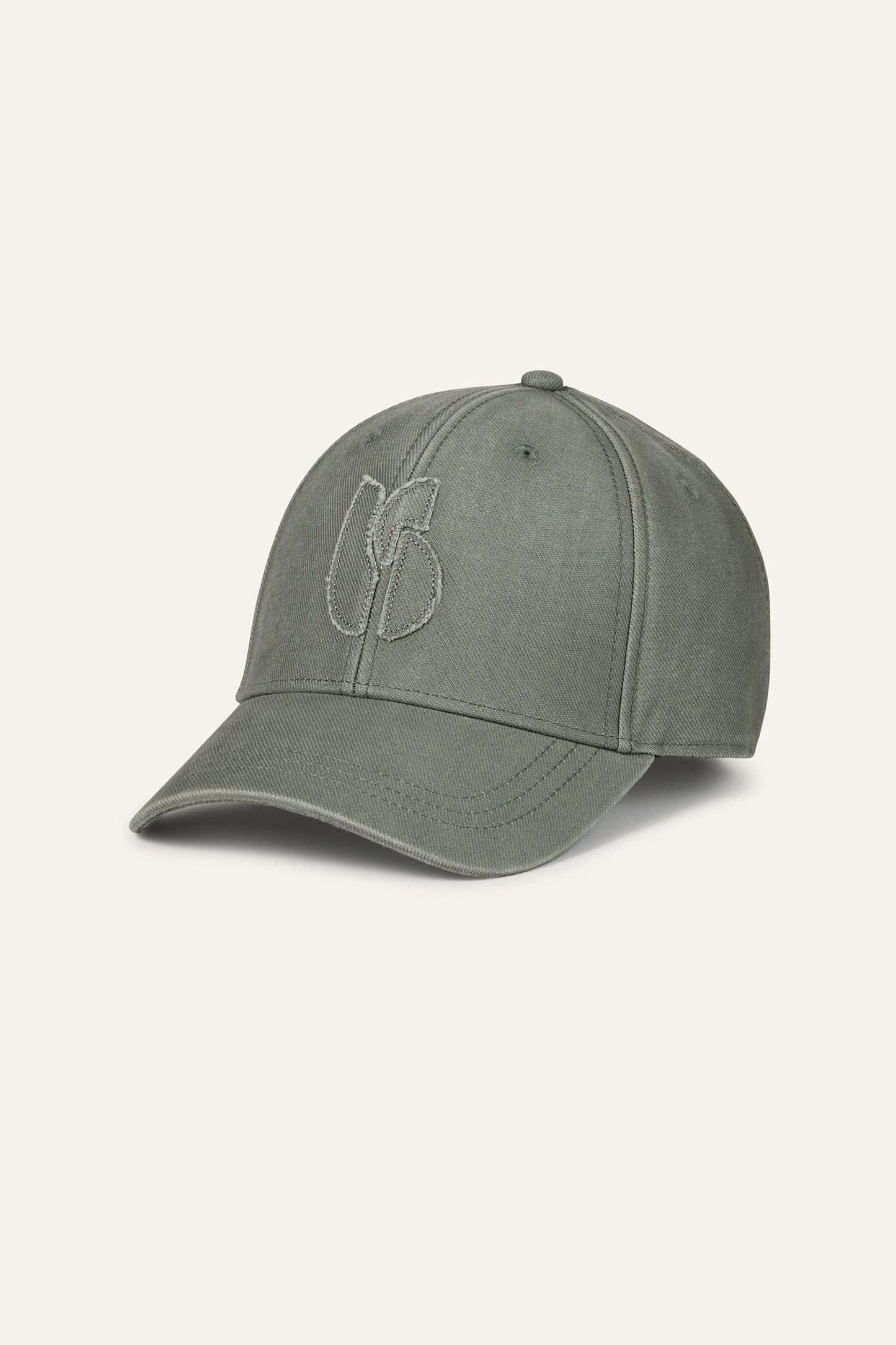 ba&sh Cotton Baseball Cap Halyce Green