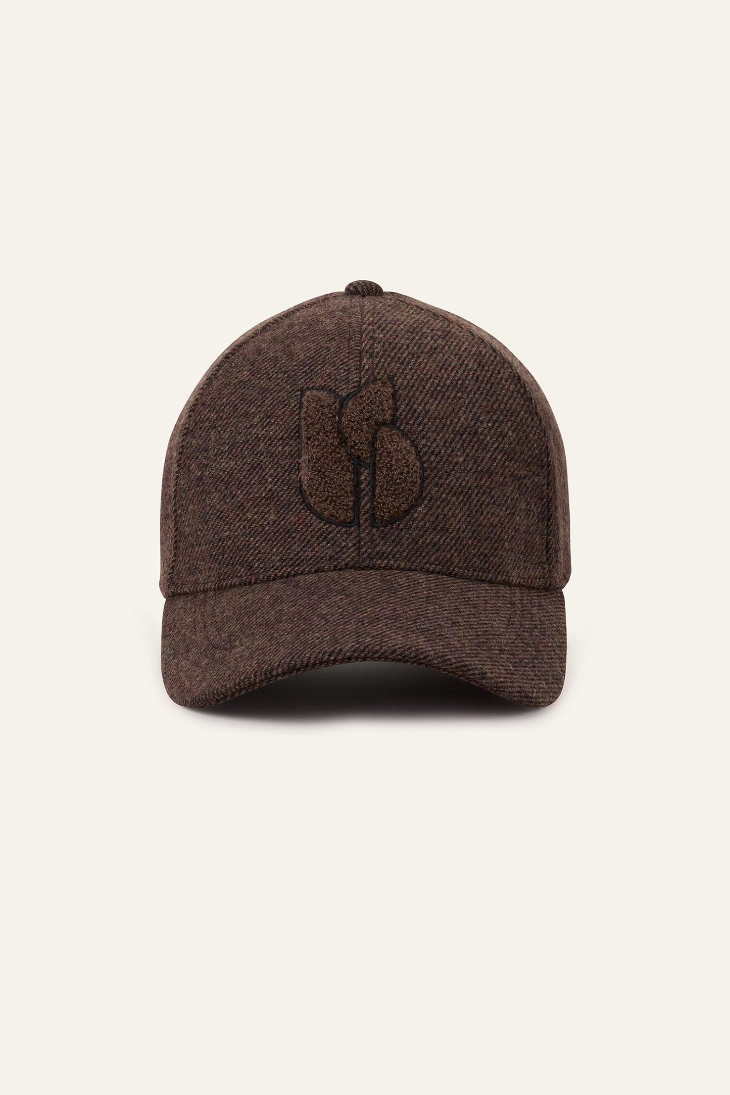 ba&sh Embroidered Baseball Cap Hugo Brown
