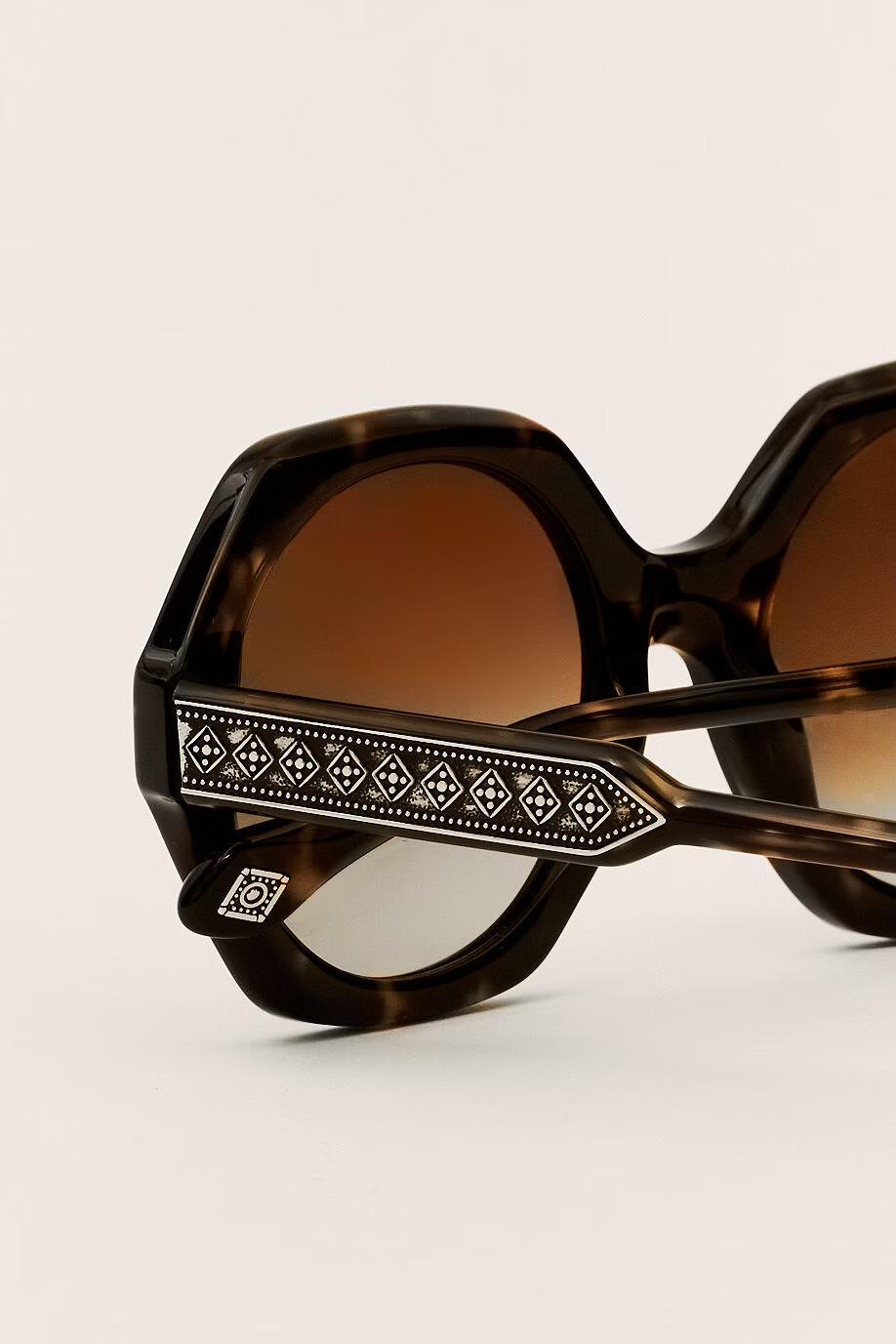 ba&sh Glasses Luny Brown