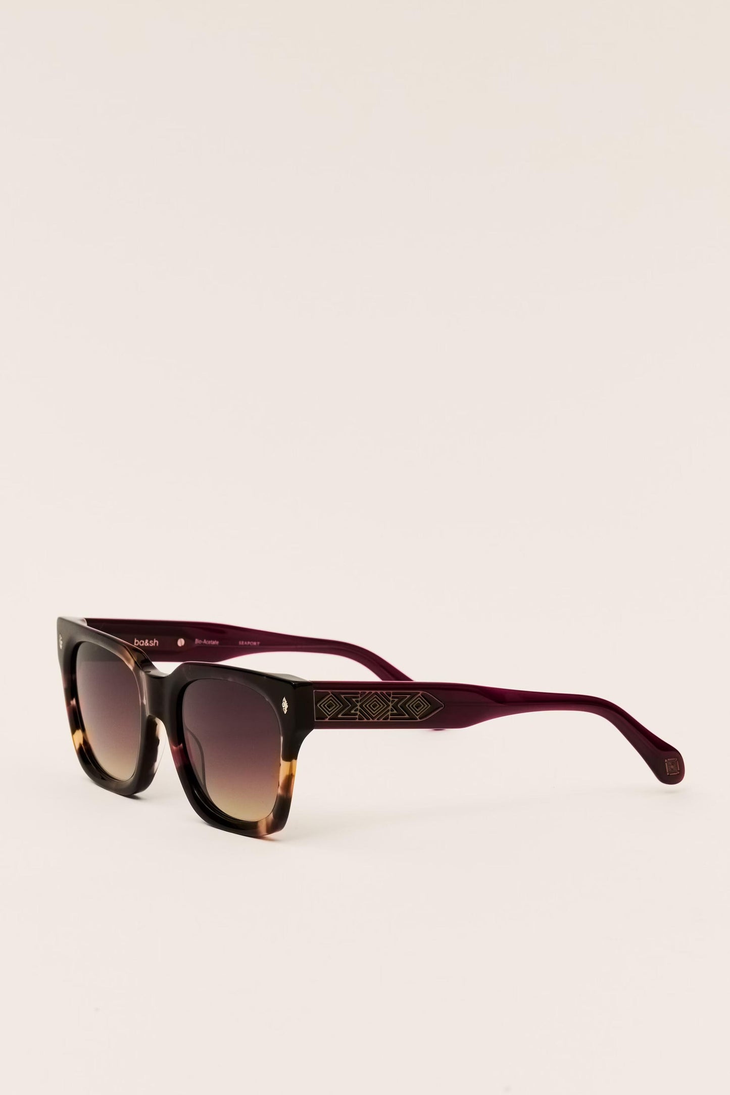 ba&sh Glasses Lupita Brown