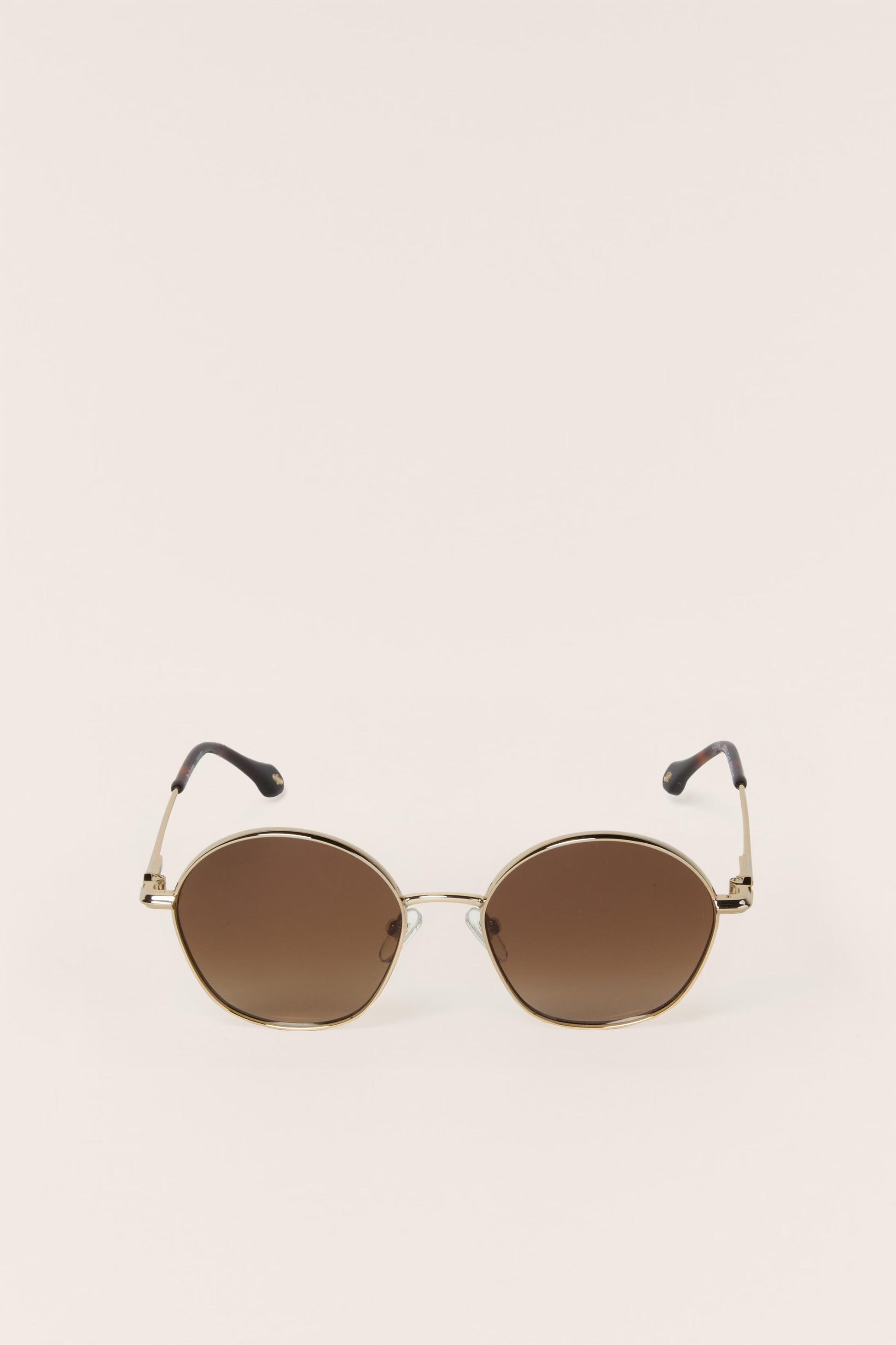ba&sh Metal Sunglasses Liora Brown