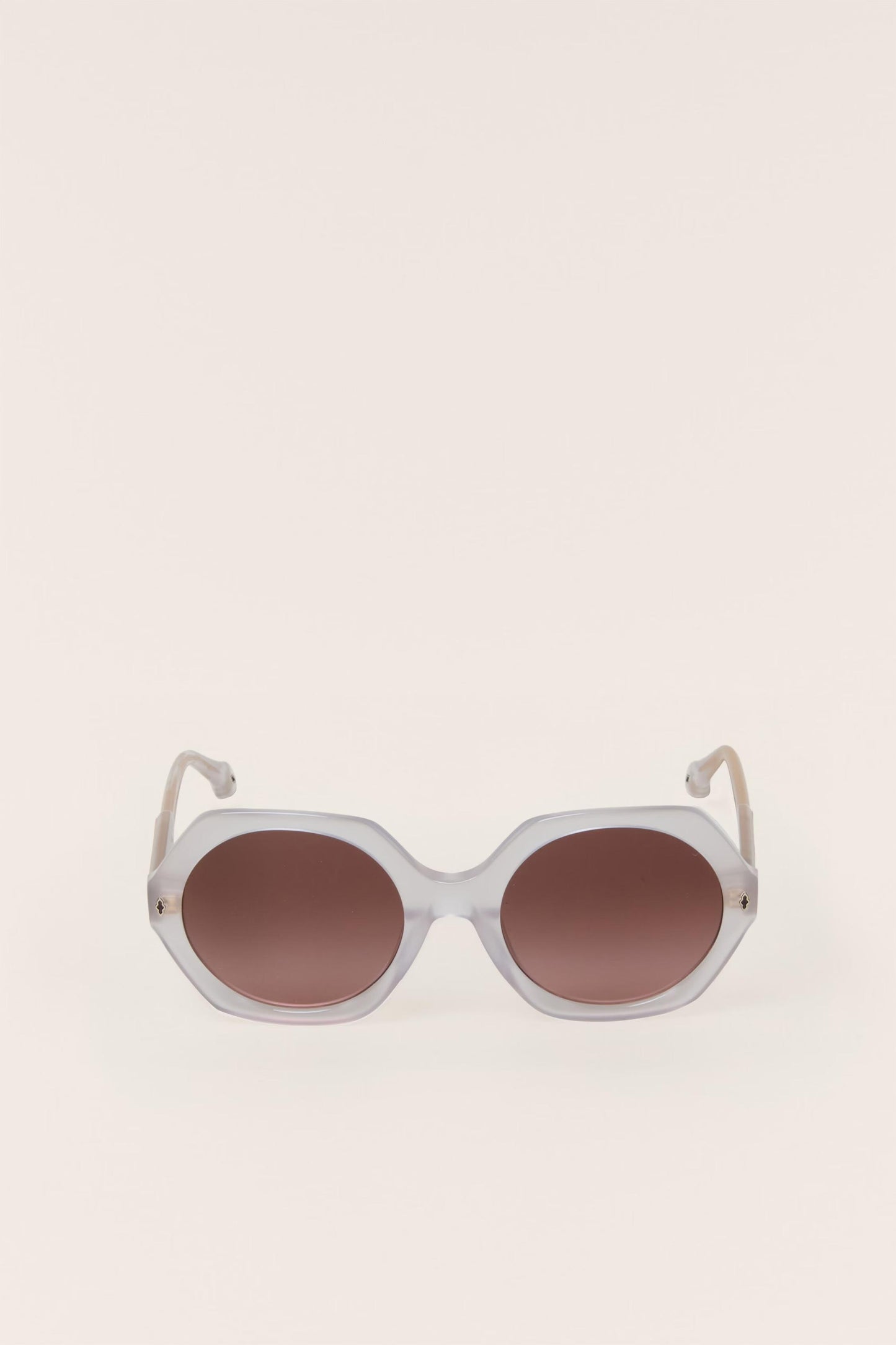 ba&sh Round Sunglasses Luny Gray