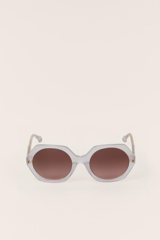ba&sh Round Sunglasses Luny Gray