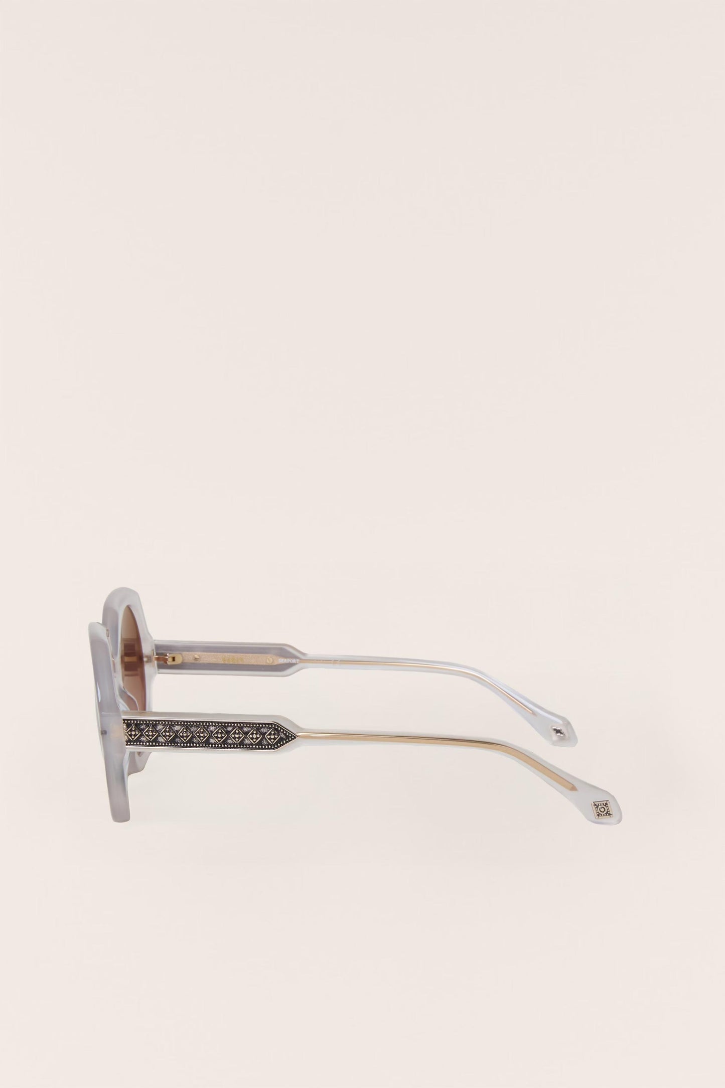 ba&sh Round Sunglasses Luny Gray