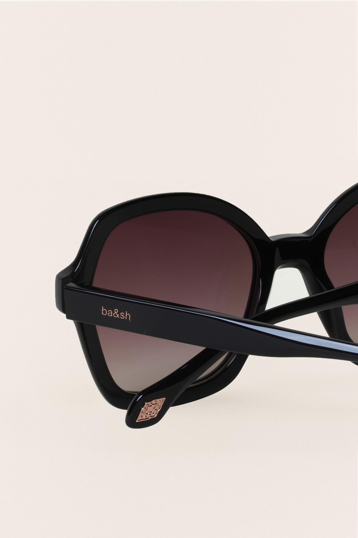 ba&sh Butterfly Sunglasses Lilou Black