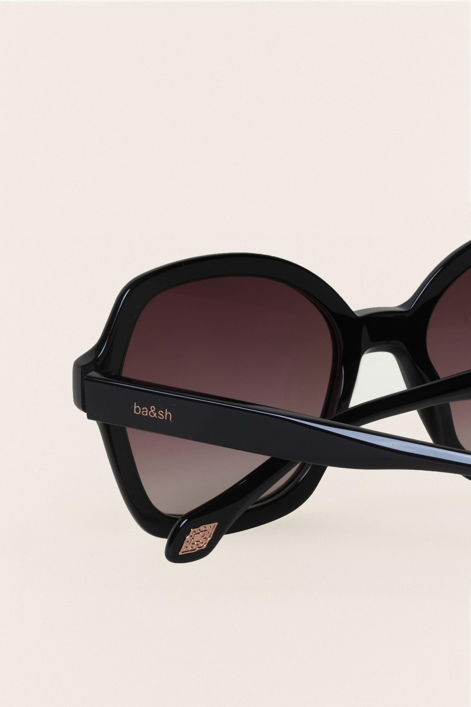ba&sh Butterfly Sunglasses Lilou Black