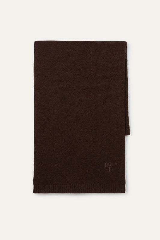 ba&sh Rectangular Scarf Comie Brown