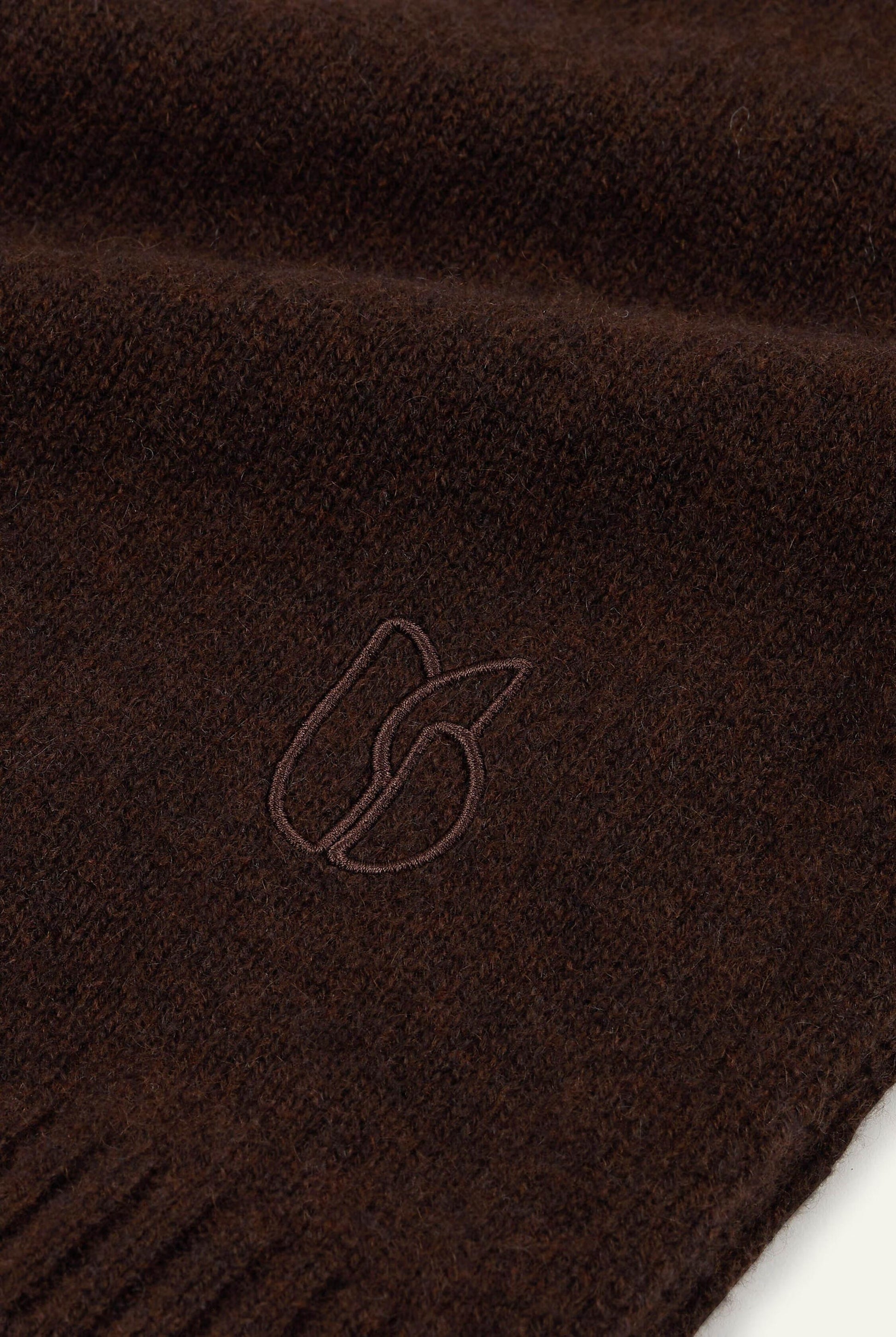 ba&sh Rectangular Scarf Comie Brown