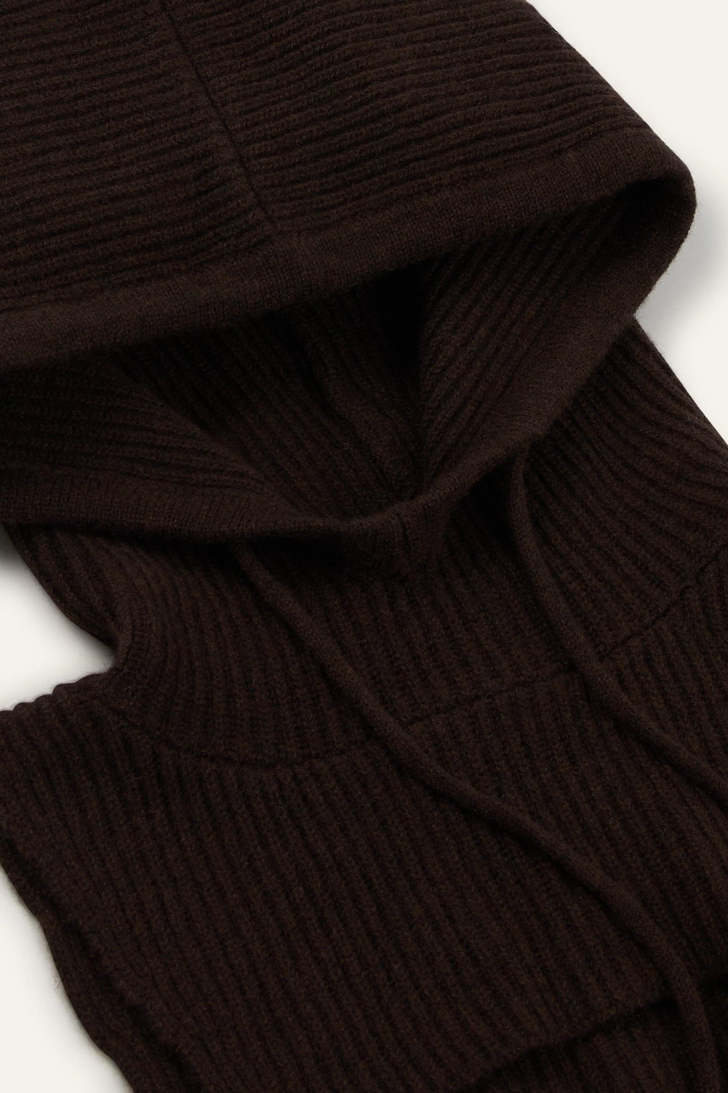ba&sh Hooded Neck Warmer Cadetto Brown