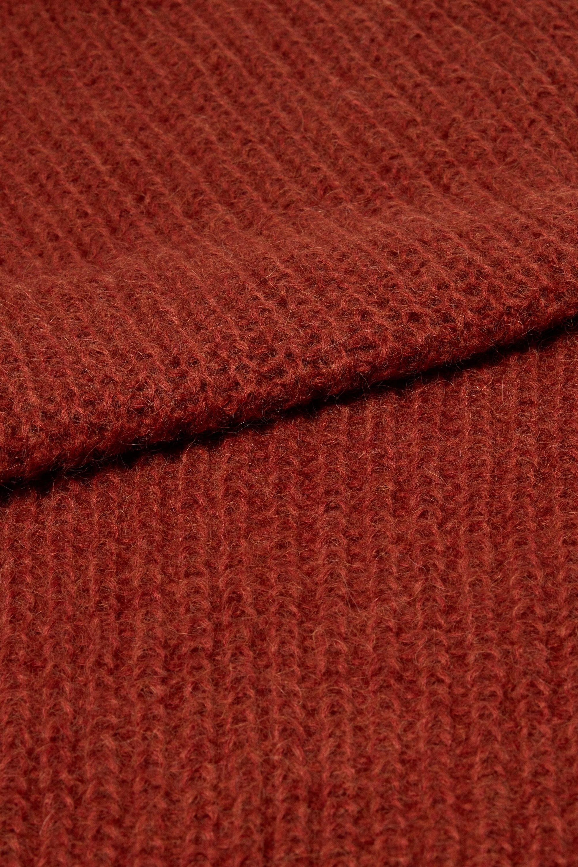 ba&sh Knitted Scarf Bahia Brown