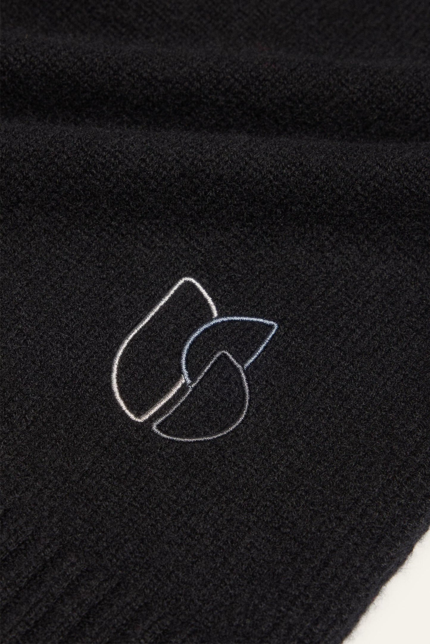 ba&sh Long Knitted Scarf Comie Black