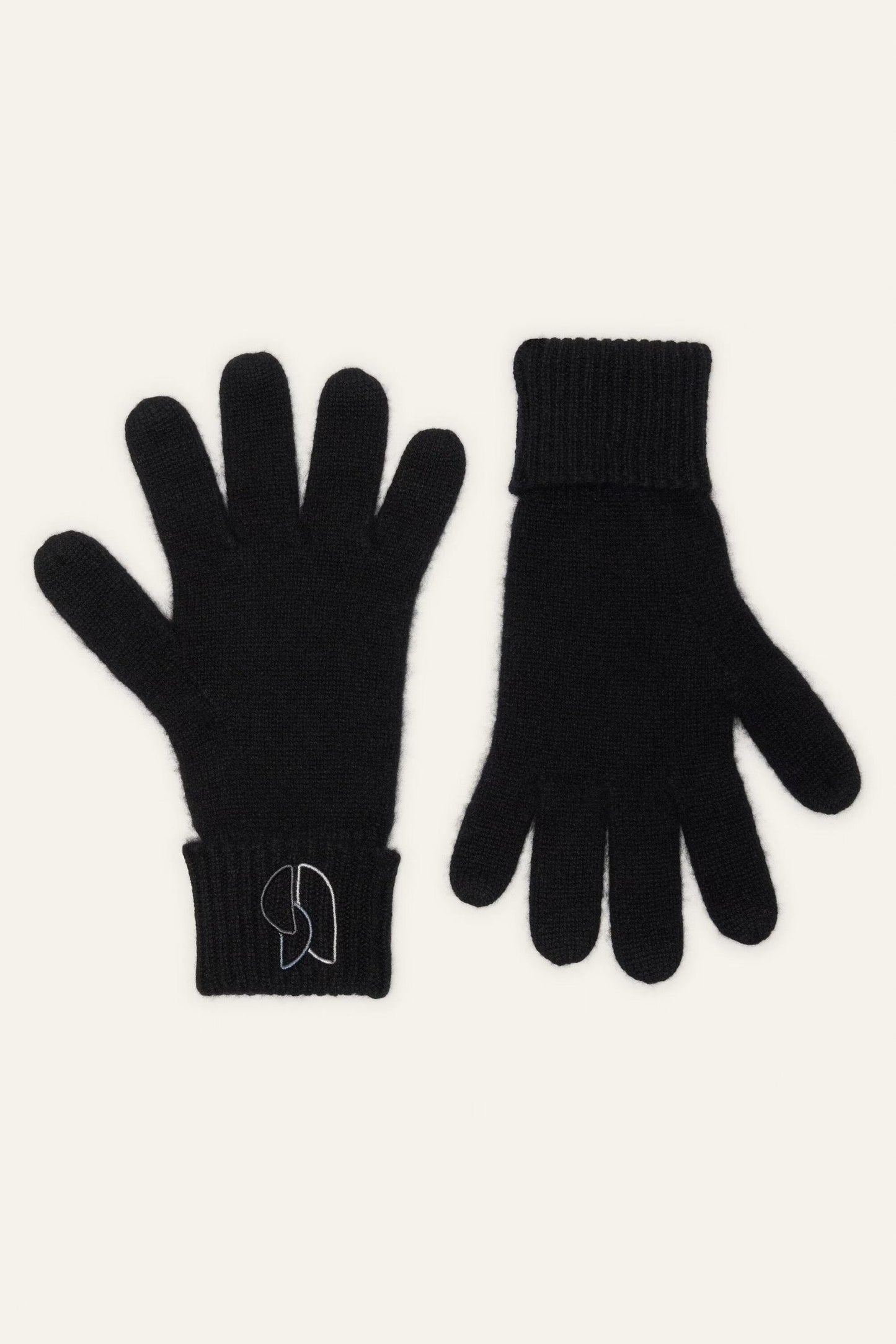 ba&sh Knitted Gloves Cimon Black