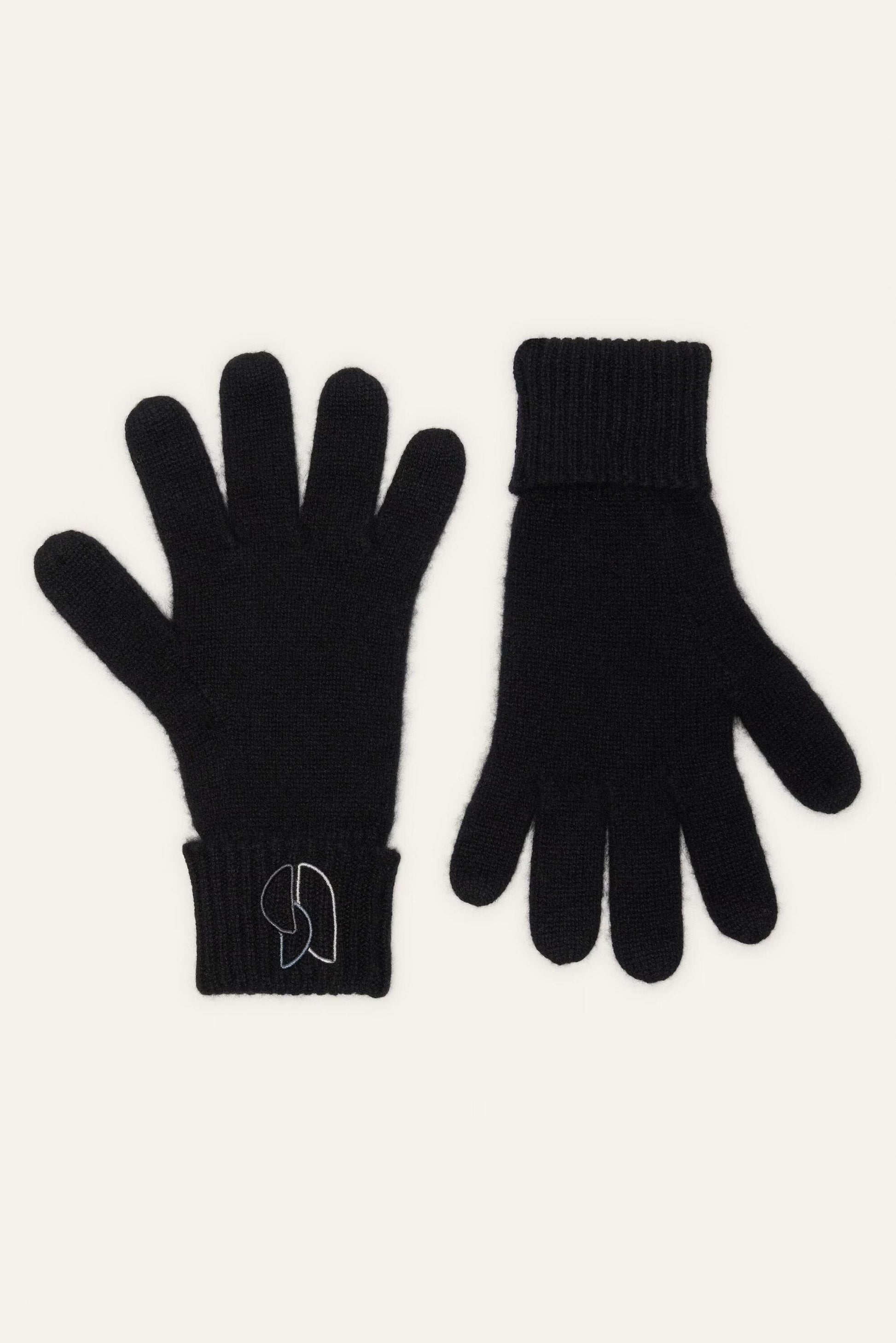 ba&sh Knitted Gloves Cimon Black